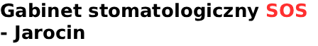logo Gabinetu stomatologicznego SOS